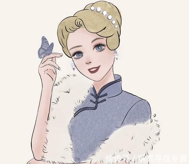 迪士尼|迪士尼公主穿越,变身民国文青少女,金发碧眼将旗袍的美表现极致!