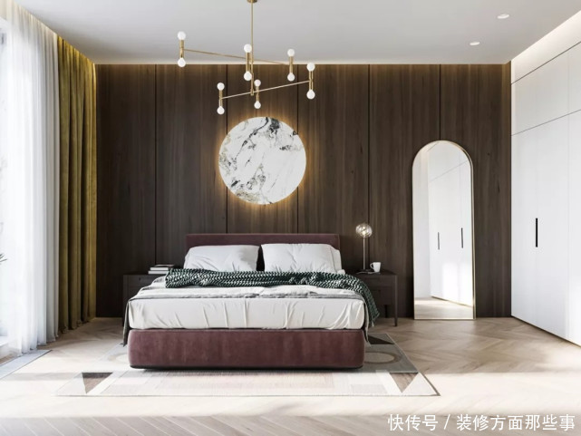 开阔性|120平做二居室客厅居然敢用姜黄色、草绿色家具,但是还挺好看