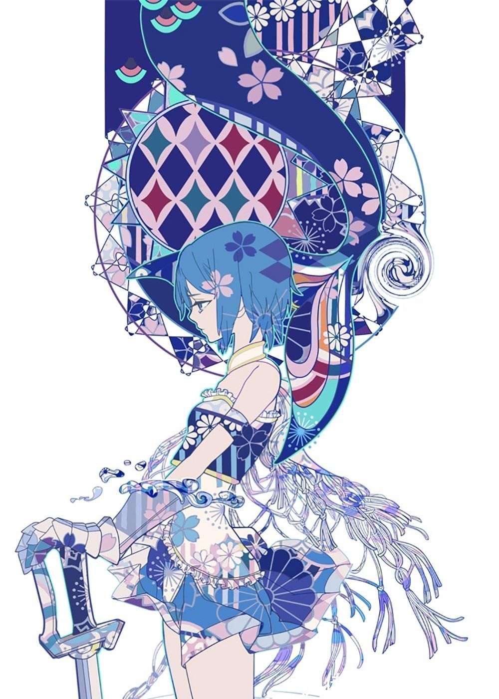 塔罗牌&纸胶带贴画风格插画,类似于塔罗牌的感觉,精致且美观