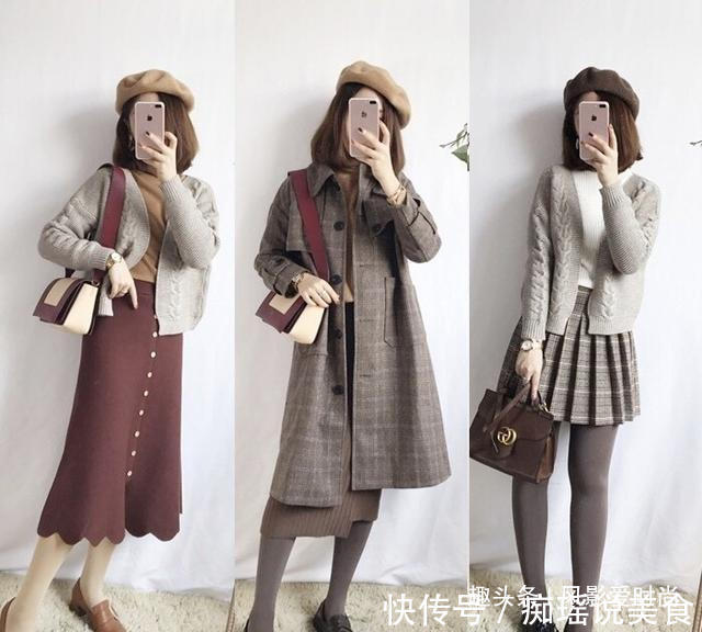 小妹妹 适合冬季的日常穿搭，36套精致女人味look，让你穿出气质女