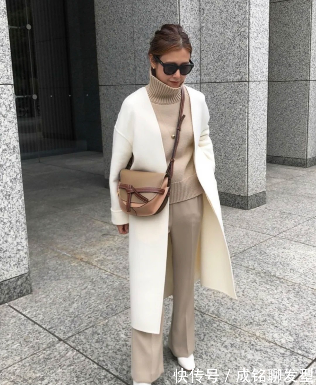 穿搭|女人过了五十岁就别乱穿,学学她的减龄穿搭,好看保暖又显年轻