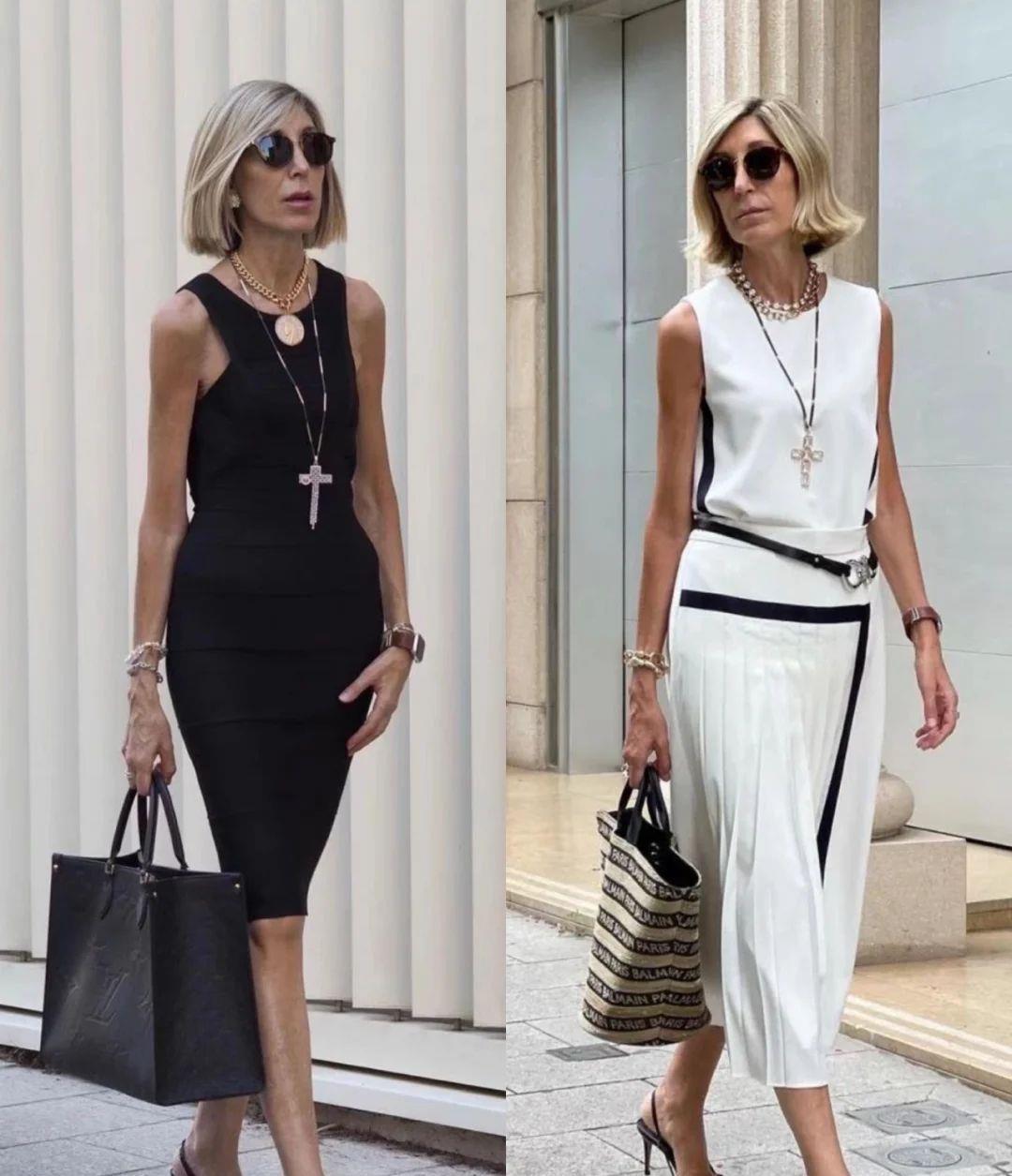 选长|40+职场女性的穿搭法则,4个原则,多套搭配,放在办公室穿美爆了