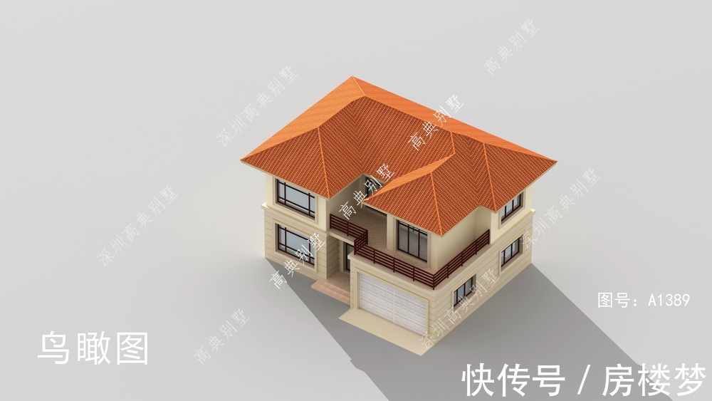 实用|欧式两层别墅,整体设计非常实用,造型精美,符合现代人的审美。