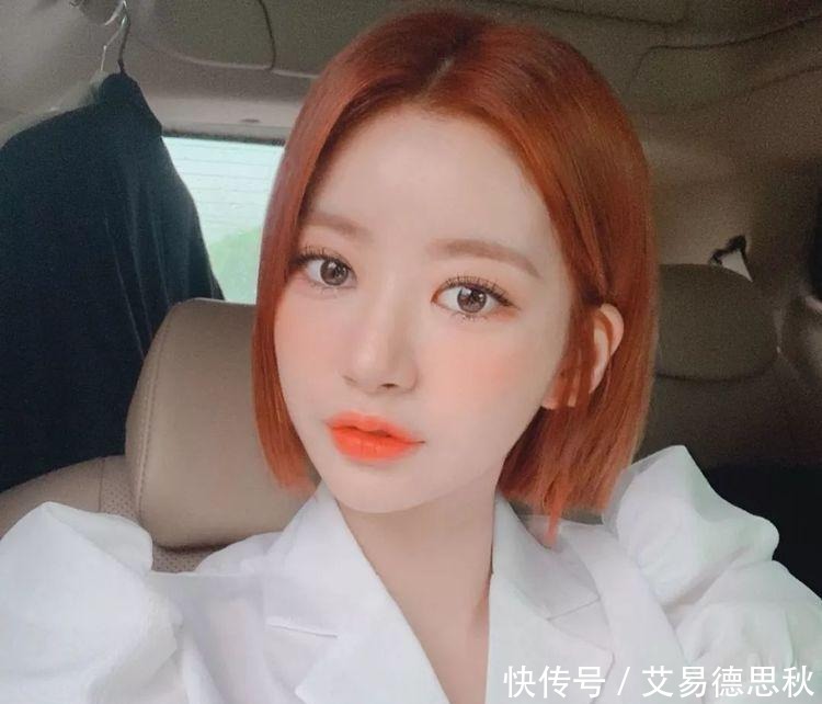 短发“一刀切”,不打理也好看