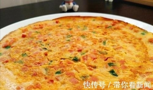 番茄炒蛋|鸡蛋的花样吃法,番茄鸡蛋饼,比番茄炒蛋还好吃的美食