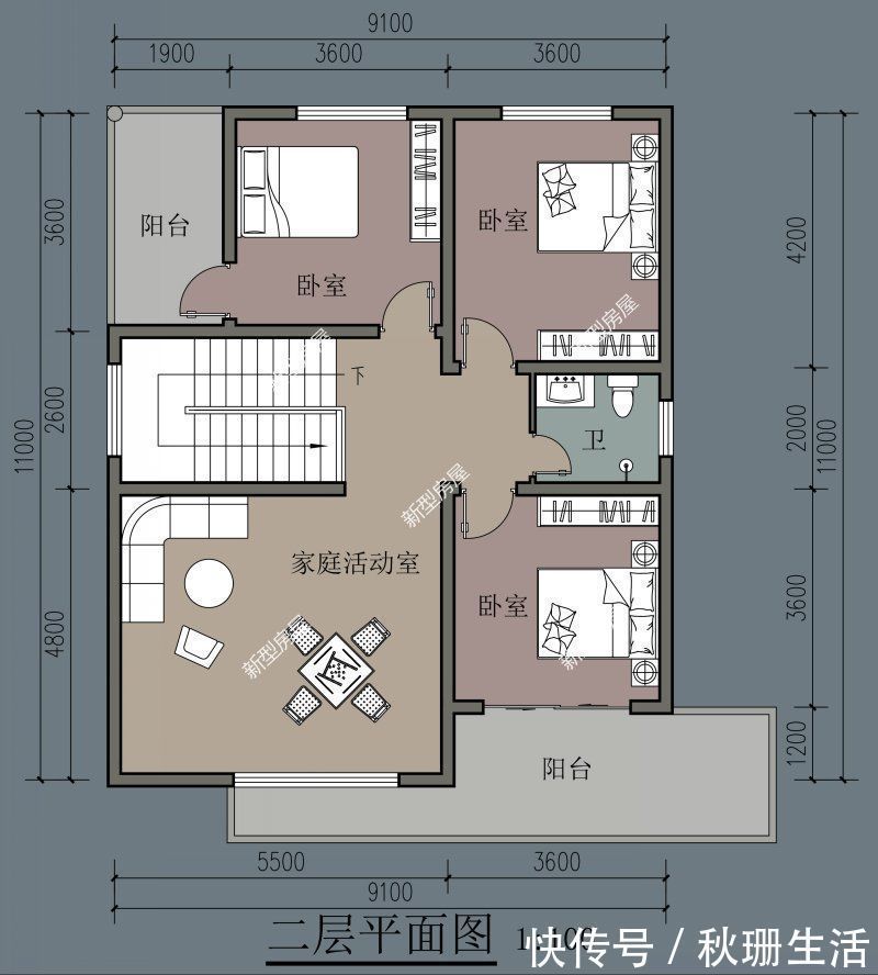 建筑|准备了20万回农村建房,这6套图纸,你们帮我看看哪套好