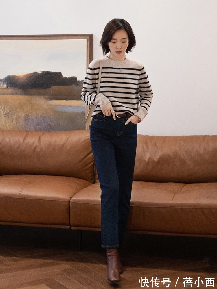 时髦 人人都有的牛仔裤怎么穿才时髦?一看上衣、二看鞋子,照搬就OK