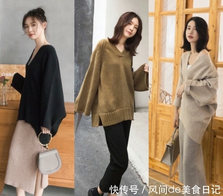 色针织|女人精致一些比较好,温柔而有女人味的穿搭了解一下!