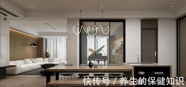 交响乐|200㎡优雅私宅,岩板演奏空间交响乐!