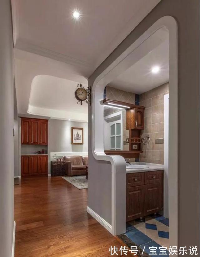 洗手池|卫生间光做干湿分离还不够,9种洗手池隔断,精致美观又实用