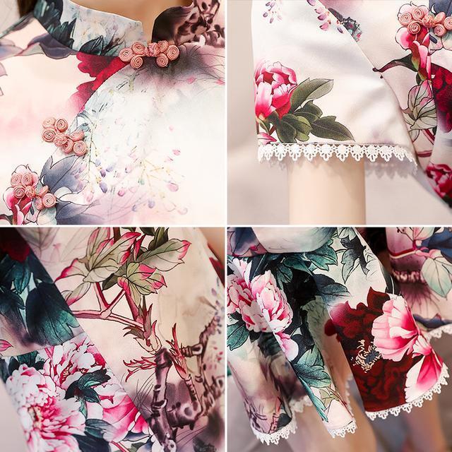 棉麻|东方古韵的改良旗袍裙,轻松秀出玲珑曲线之美,让人着迷