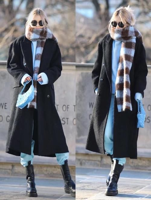 搭配|大衣搭配围巾,保暖又时髦,轻松穿出气质美!