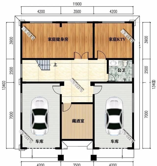 卧室内|2栋带架空层设计的豪宅，有钱就回老家建房，特别风光