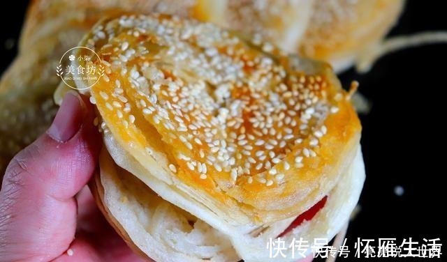 面团|想吃这饼不用买了，教你在家做，一卷一拧，外酥里软，比吃肉都香