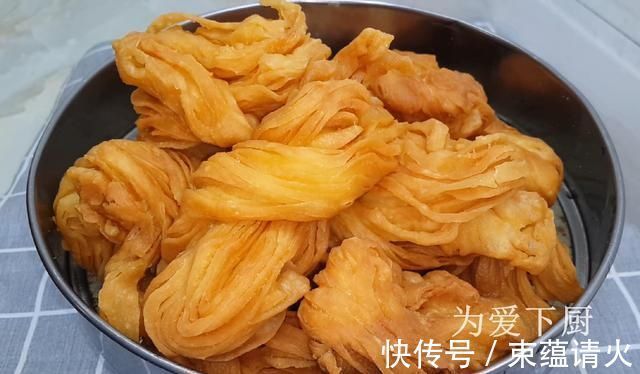 酵母|在家面粉别炸油条了,大厨教你详细教程,给肉都不换,真的非常香