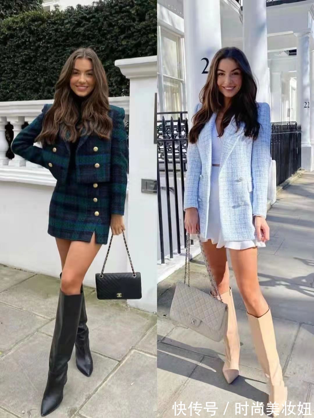 时髦 秋冬骑士靴怎么穿才时髦?看她就够了,照着穿甩朋友圈的人几条街