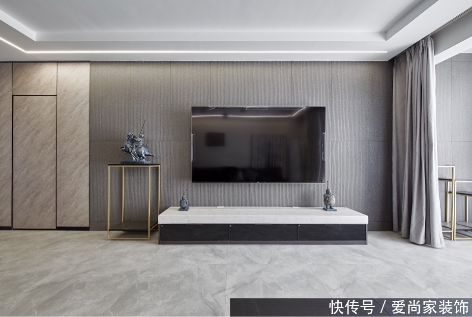 130㎡装修虽然简单,却藏不住高级感!进门就很放松,氛围超好|爱尚家装饰 | 爱尚家装饰