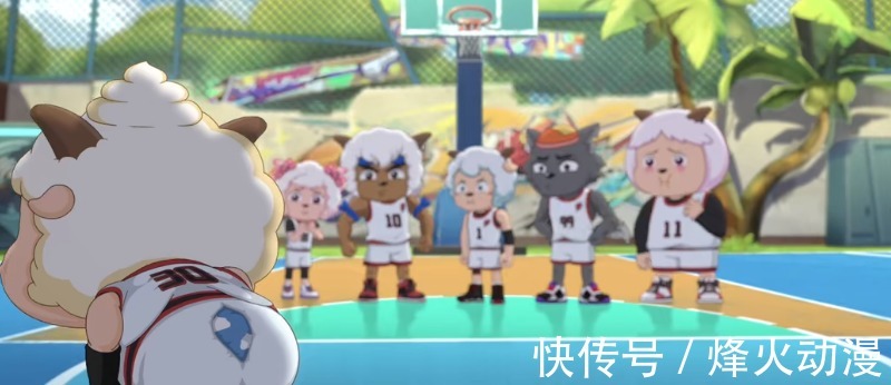 篮球|《喜羊羊与灰太狼》羊羊版,教练,我要打篮球!致敬多部经典漫画