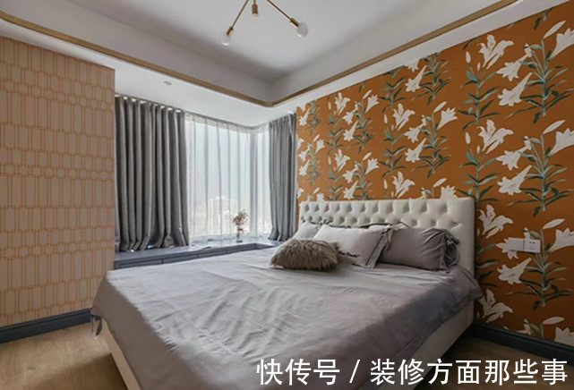 客厅|118平美式风三居室,再简单的设计也是美的?仪?式