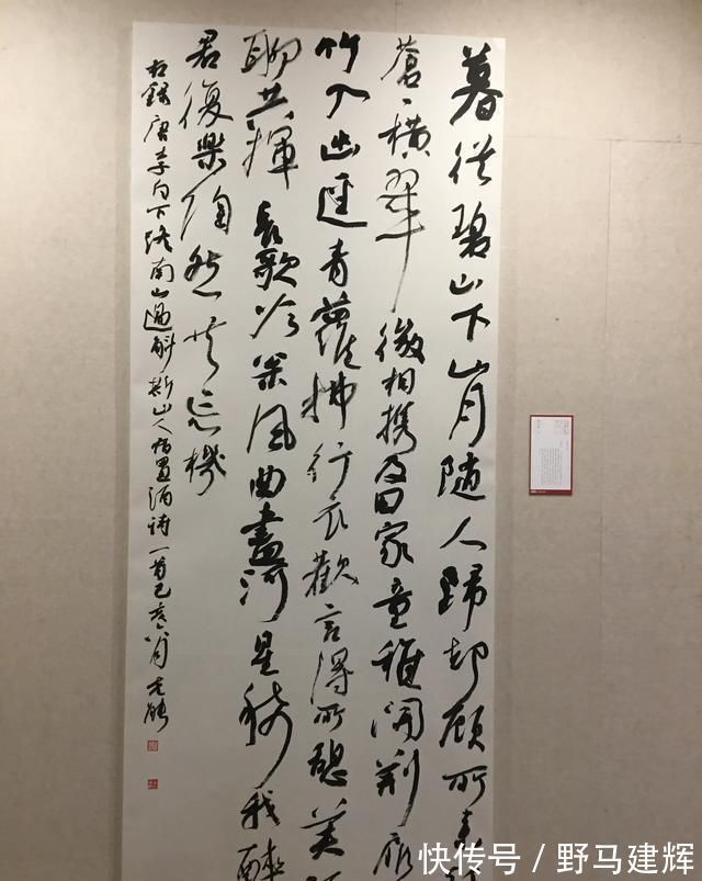 国展$“烧鸡体”看起来“丑丑”的,在国展中大受欢迎,他连入三届国展