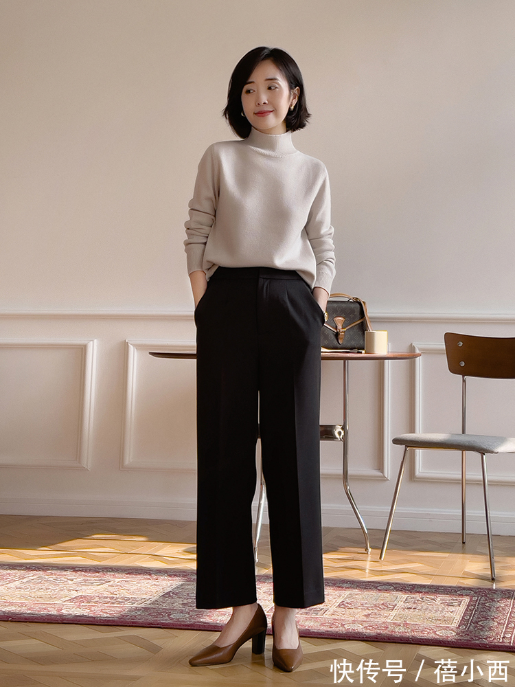 one 衣品比长相重要,把“西裤”穿到极致的女性,“高级感”扑面而来
