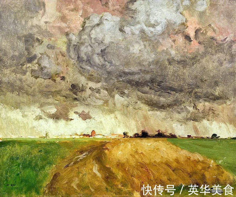 小溪|水与光的刻画,弗里茨的油画真是美妙至极