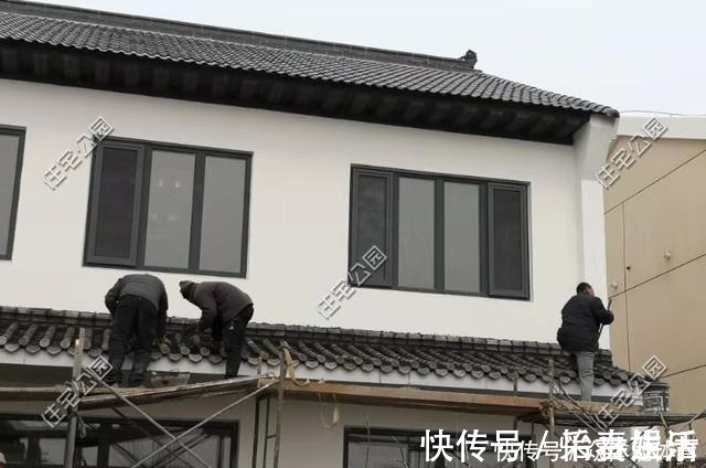发朋友圈|刘女士用重钢结构打造中式农村小院,工人师傅纷纷拍照发朋友圈!