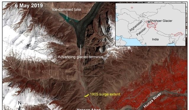 nNASA卫星观察中巴边界！喜马拉雅冰川正在退缩，一团绿色区域出现
