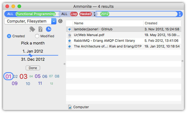 Ammonite for Mac v1.23.1 标签可视化搜索-下载否