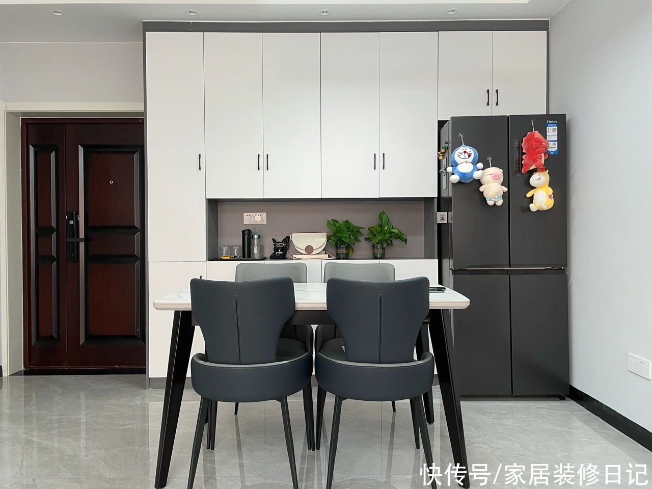 进场|家具进场结束,目前硬装14万+家具电器4万,无玄关这么装修就对了