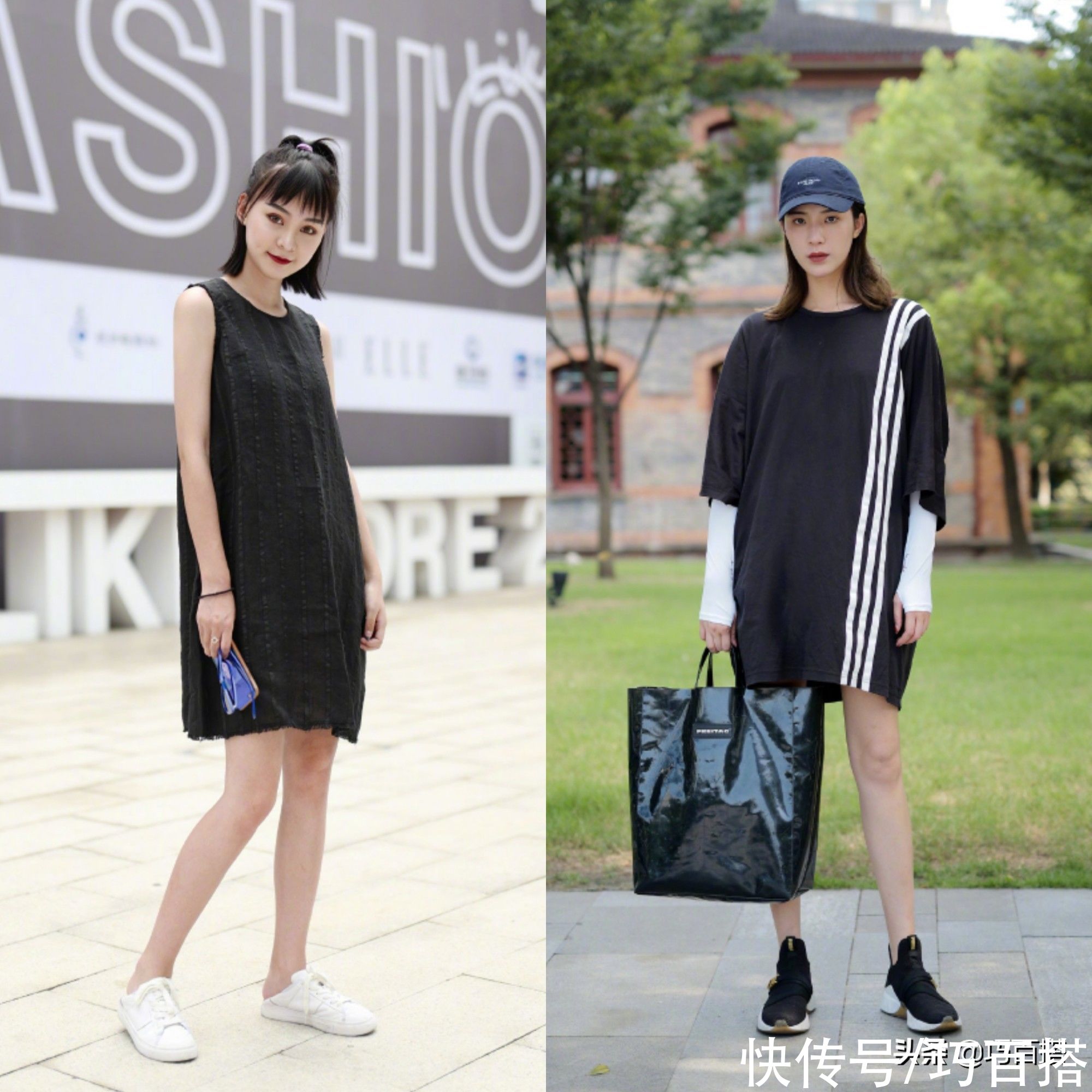 连衣裙|还在选择花花绿绿的连衣裙吗？别傻了姐妹们，今年流行纯黑色