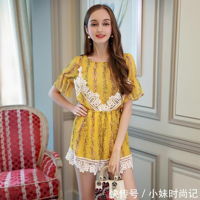 重工 气质蕾丝连体裤,精致的女生应该会特别爱,彰显简约小性感