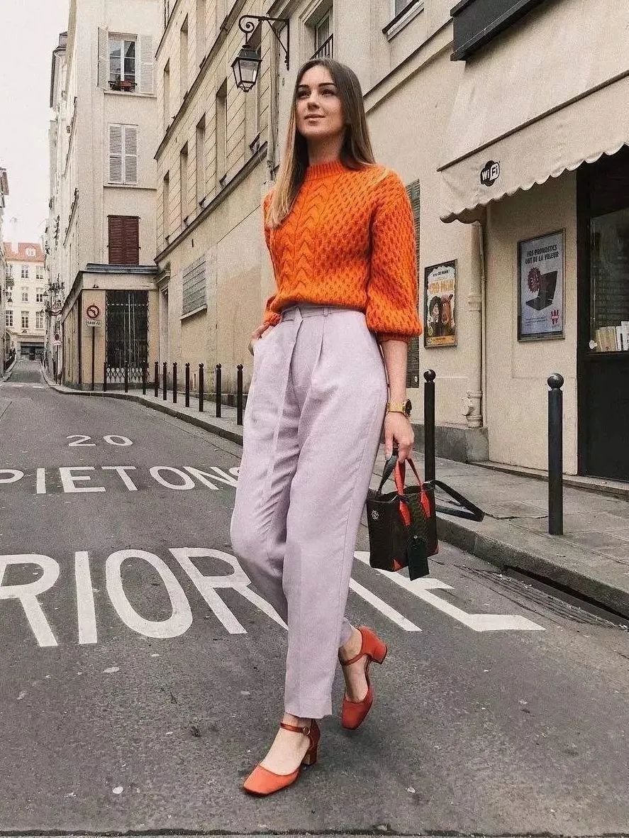 奶奶裤 针织衫+奶奶裤=好看好穿爆了!