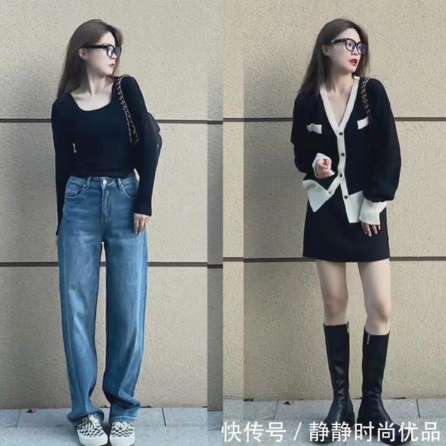示范 秋季简约look示范：不复杂的穿搭更显气质，简简单单才是最美