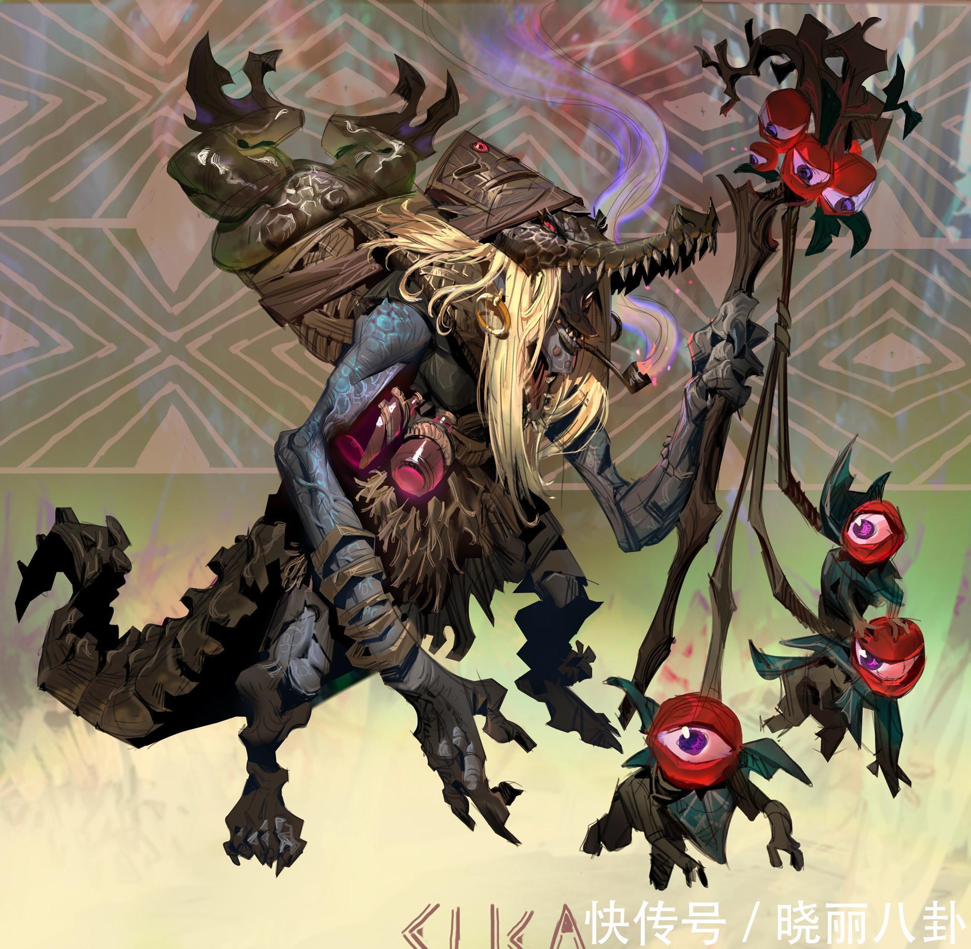 mike!幻想概念原画设计,每一笔都尽显功底,故事性也是很强