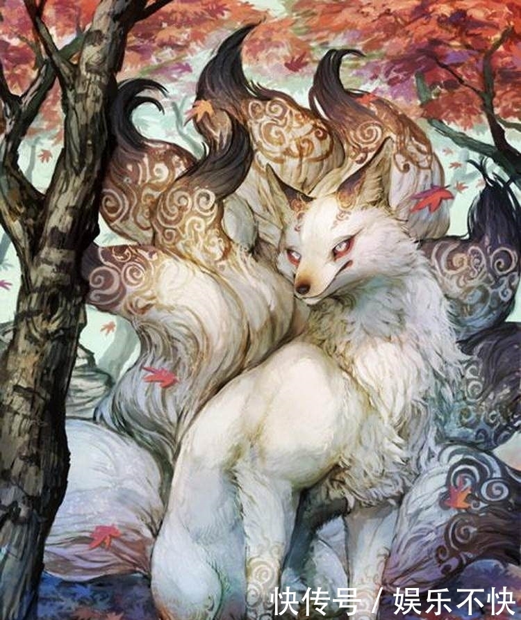 九尾狐:古代传说中的奇兽,退一步是狐,进一步是人,且是美人