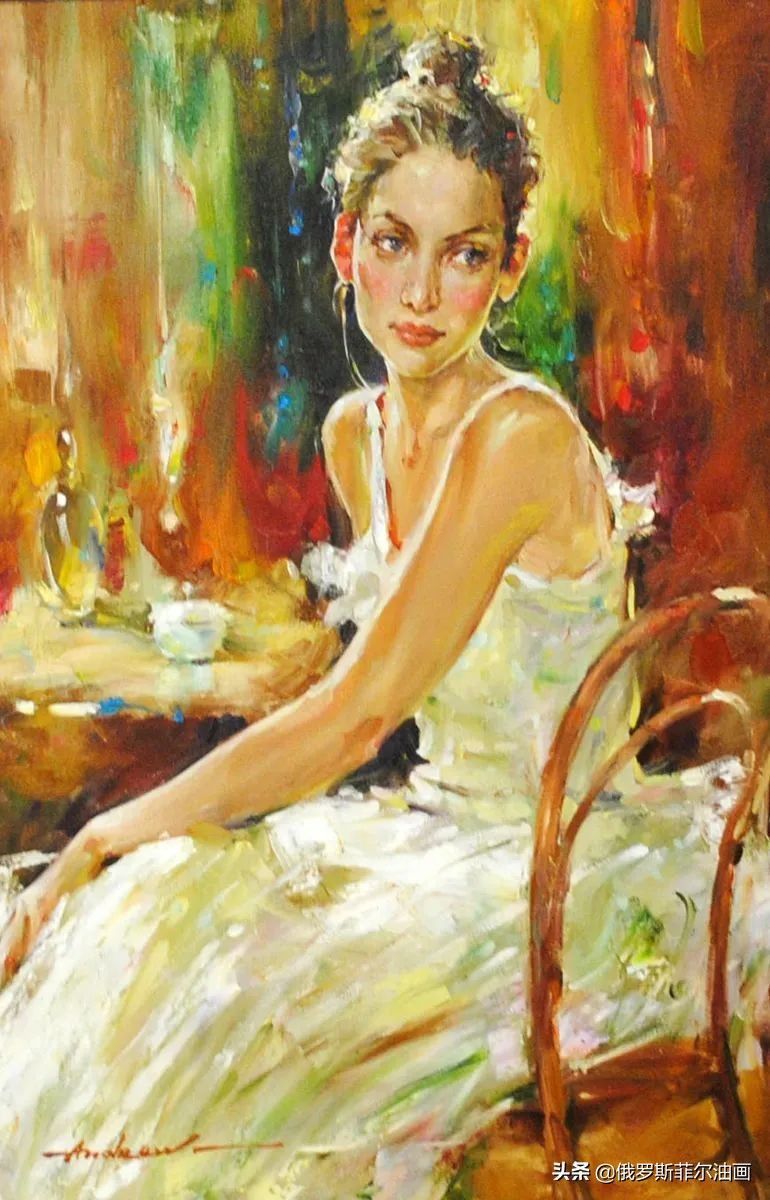 赏读&奔放美艳,活力无限~俄罗斯画家安德鲁的油画作品赏读