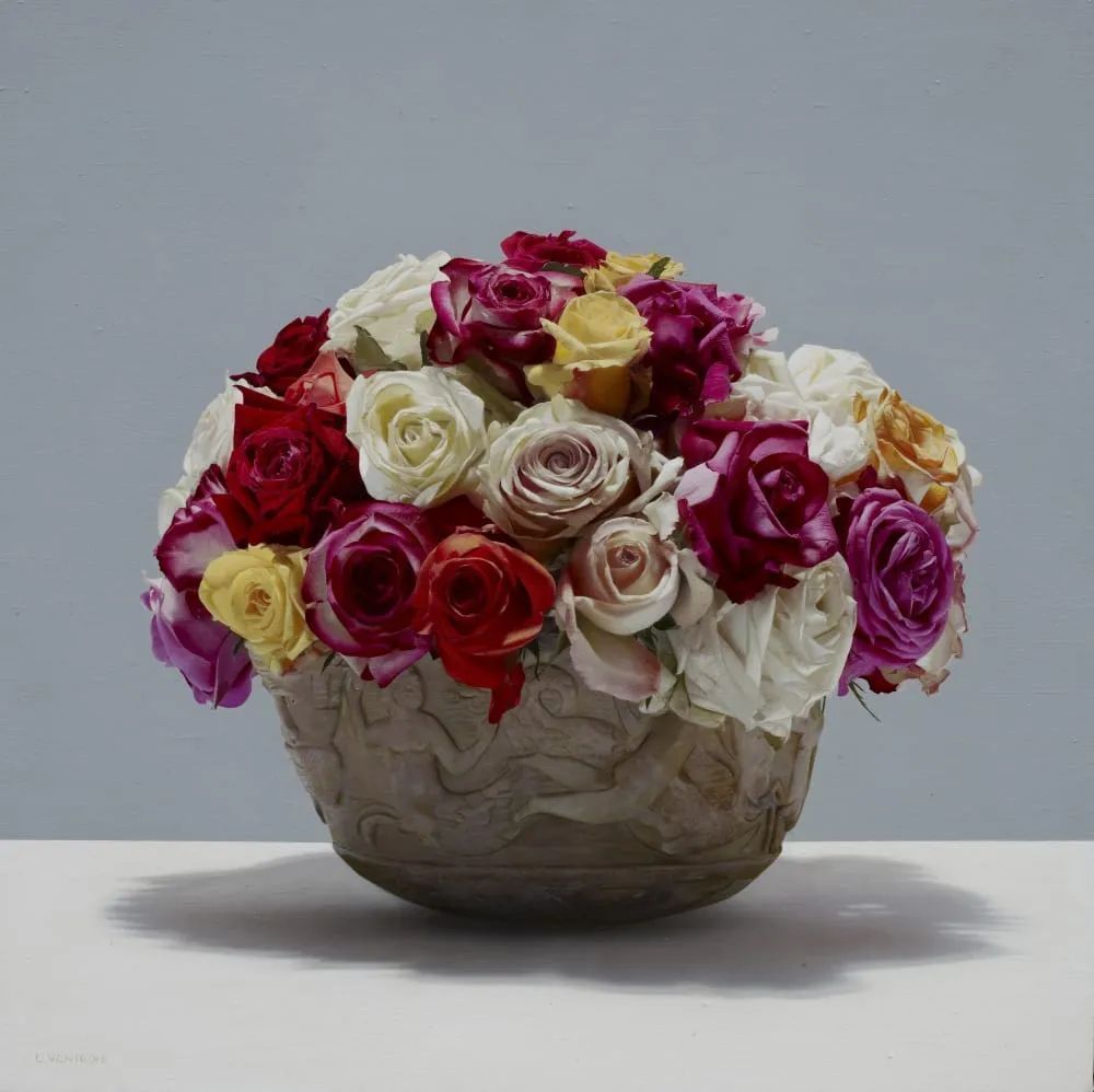 绘画!意大利画家卢西亚诺的油画,简直比照片还“真实”