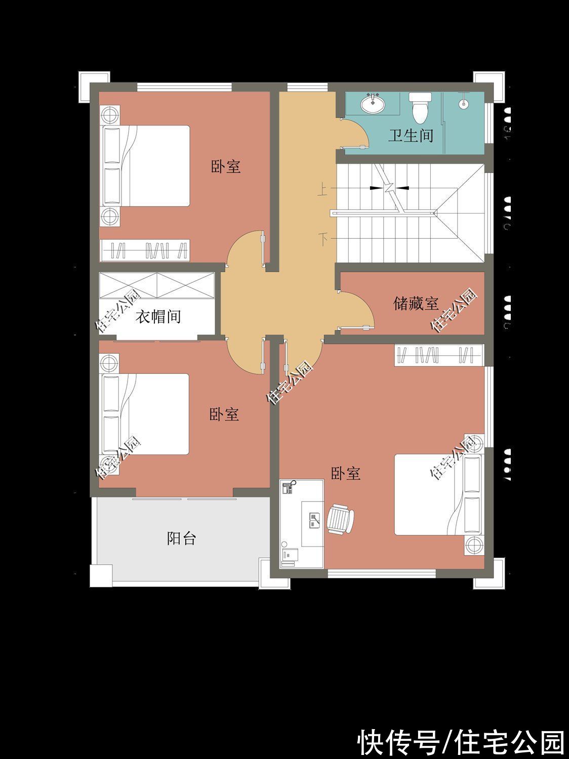 休闲室|占地只要100多平,农村盖房选这10套,又美观又省钱