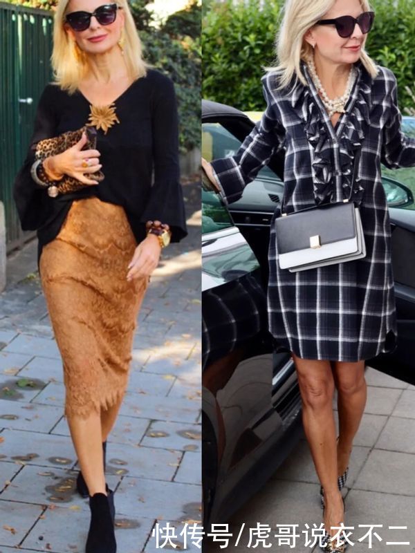 60岁女人会穿不显老,国外奶奶靠搭配成赢家,显年轻又漂亮