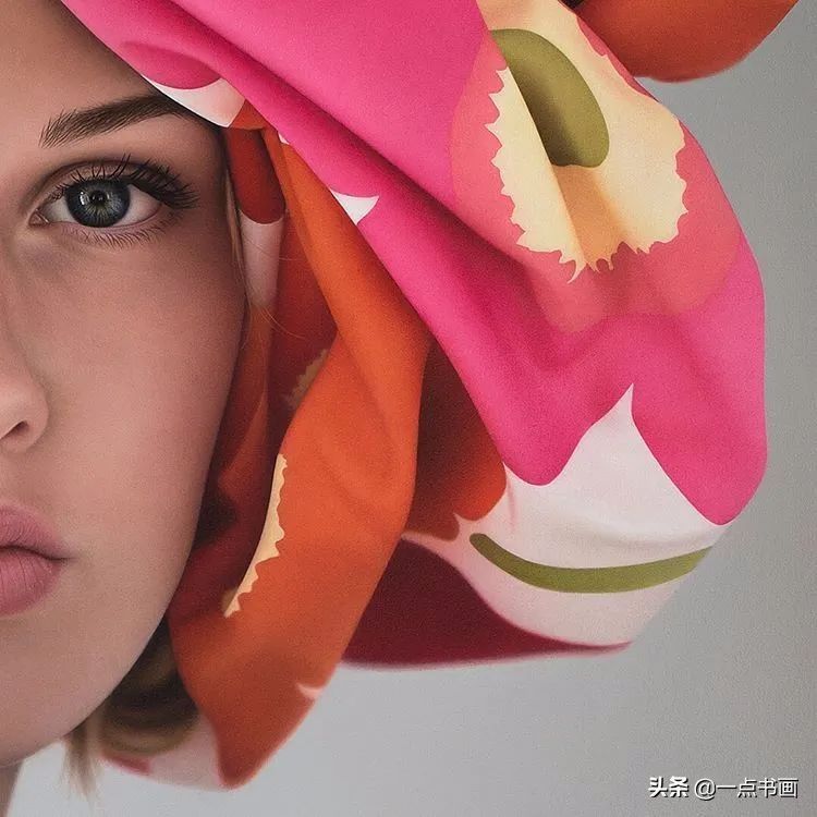 艺术家$瑞典女艺术家 安娜·哈尔丁·莫尔 写实作品欣赏