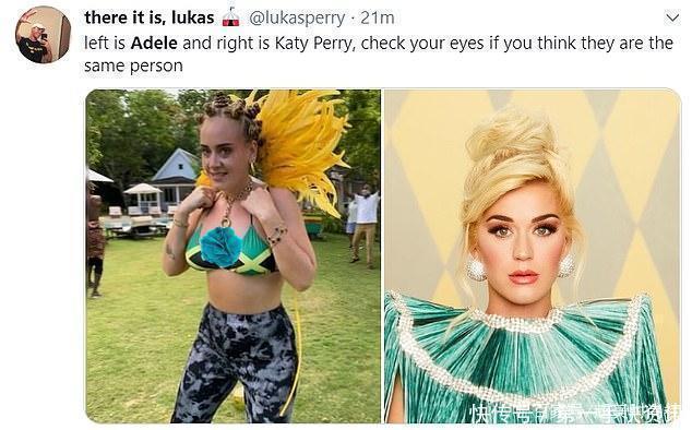 满头|阿黛尔穿绑带泳衣素颜上街,扎满头小辫扮嫩,却因穿错衣服被抨击