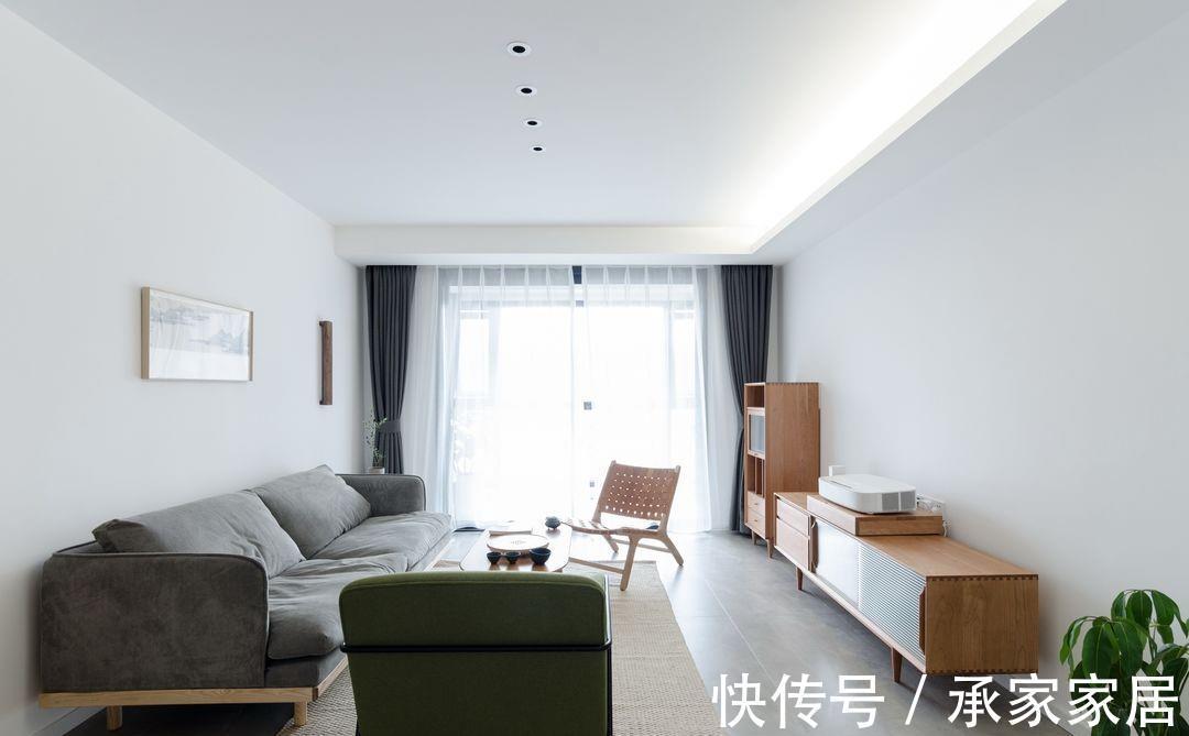 婚房|105平现代风婚房，清静淡雅温馨舒适，不到5个月就全部完工