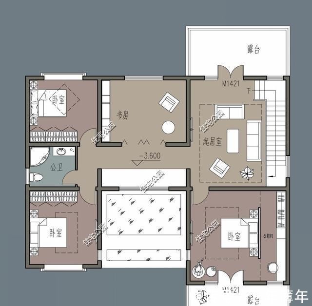 占地面积|堂屋+土灶，这才是农村自建房该有的样子，都说最后一套最美！
