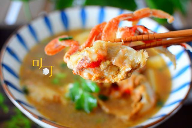 所费不多,却非常鲜美的花蟹豆腐汤,我们一家人都很喜欢喝