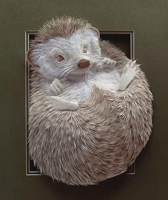 作品|意大利艺术家 Calvin Nicholls 纸雕作品