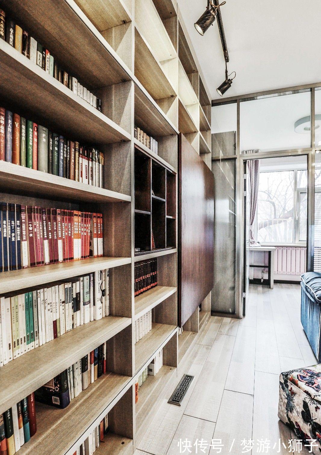 雅居|50平方米的大变身,充满书香气息和文艺氛围,打造别致雅居