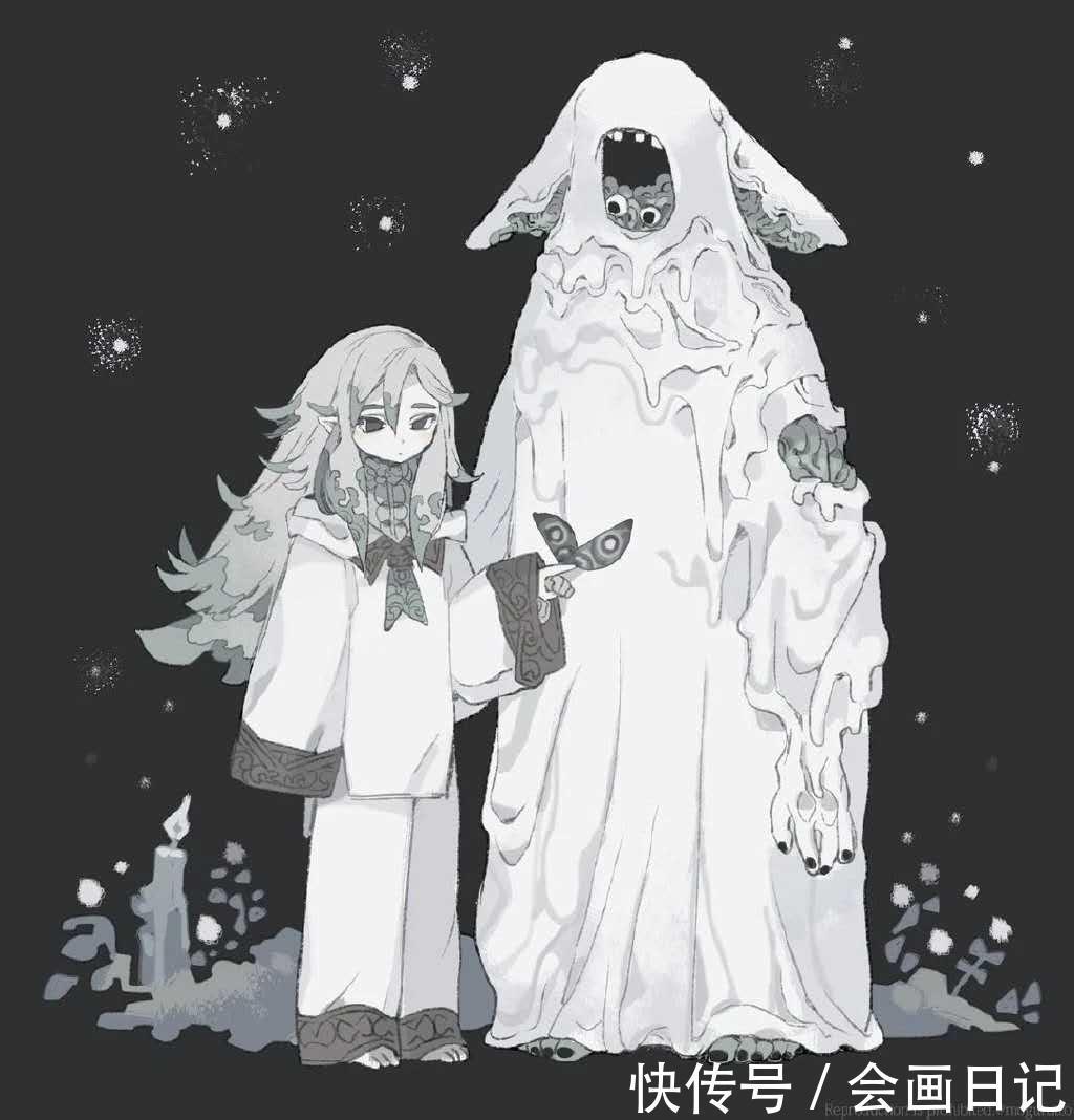 静谧|【画师うやま】画面静谧且黑暗的哥特风