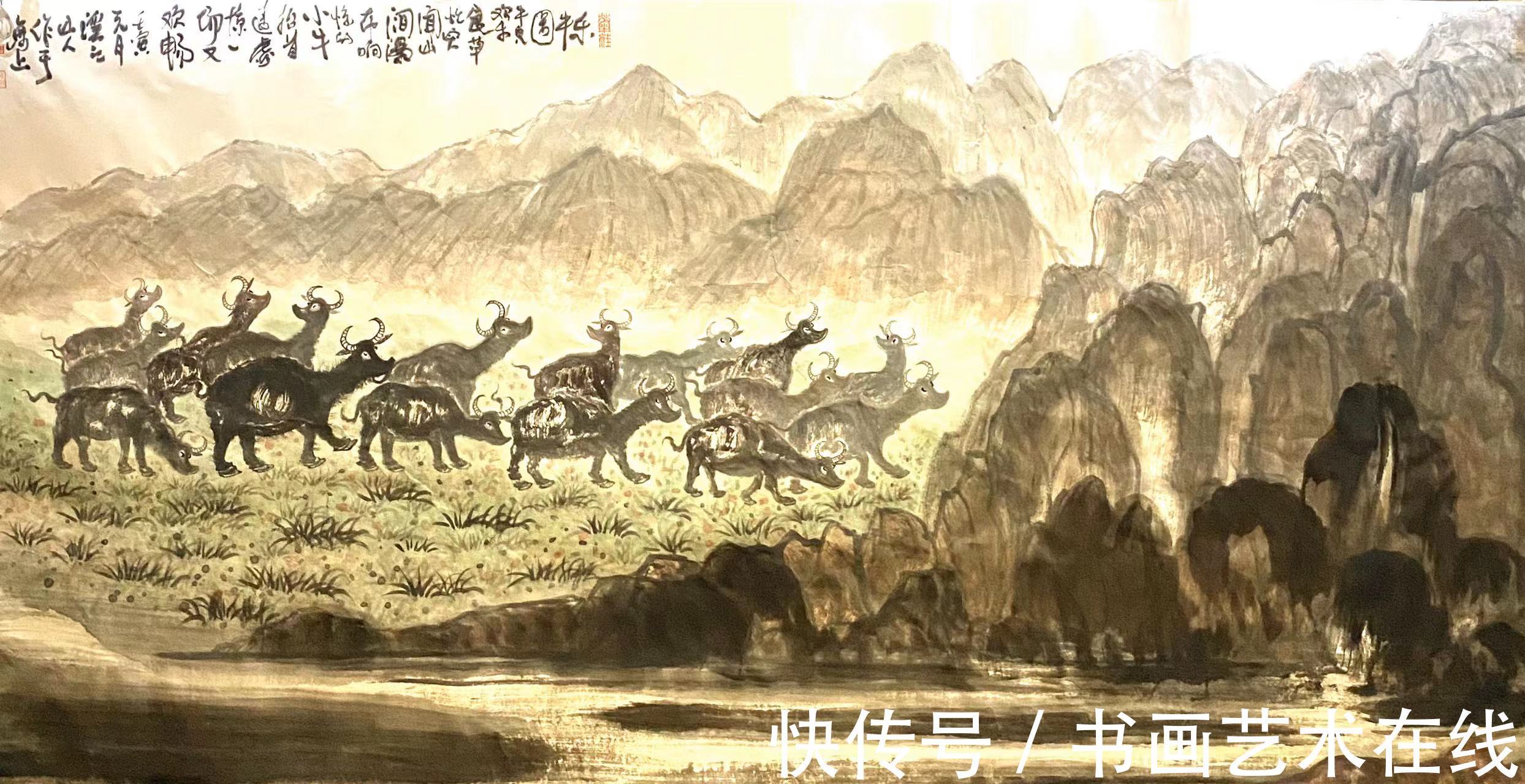 国画&著名国画大家朱祖国，以鹰画而闻名于世，受到众多名家称赞