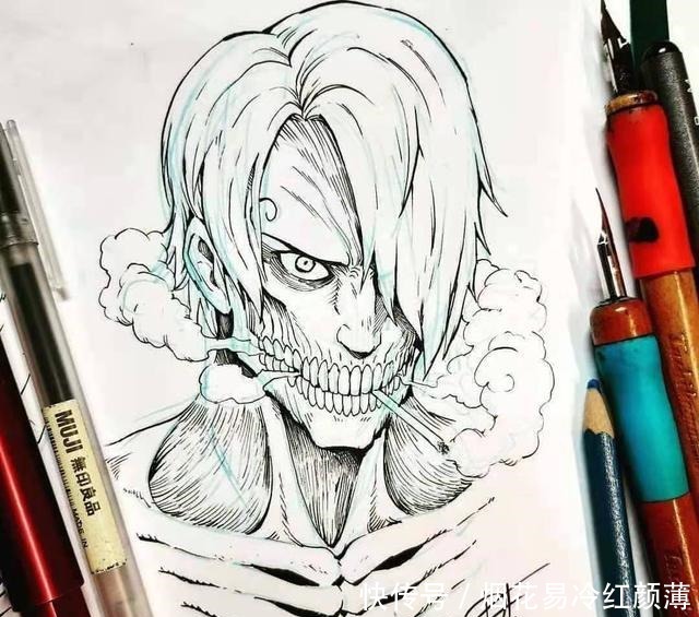 鎧巨|海賊王草帽一伙化身為巨人,路飛成了超巨,弗蘭克有鎧巨的味道